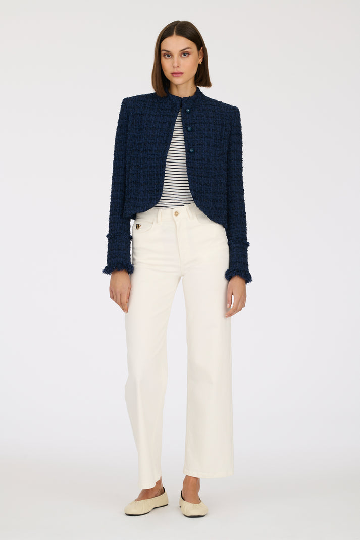 Weill Veste Col Officier En Tweed