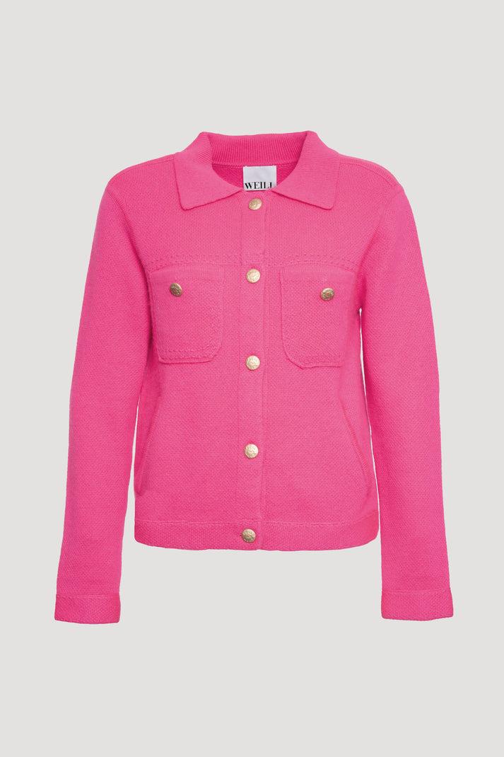 Weill Veste En Cachemire Surpiquée