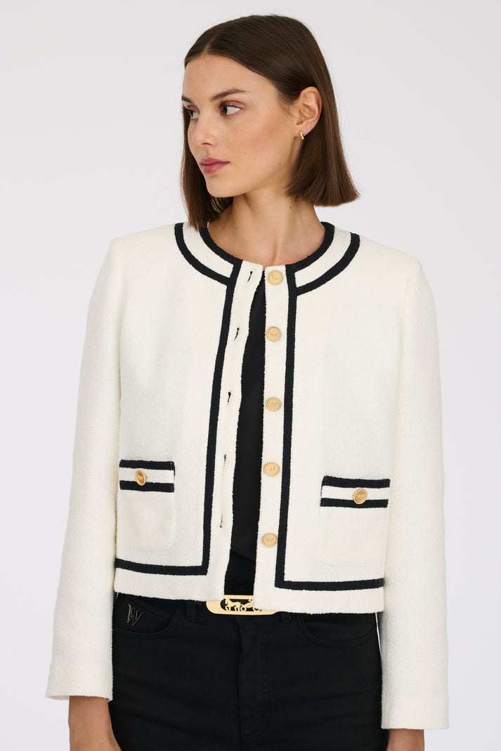 weill Veste en tissu bouclé