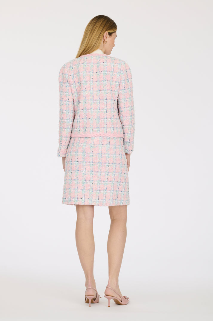 Weill Veste En Tweed à Carreaux