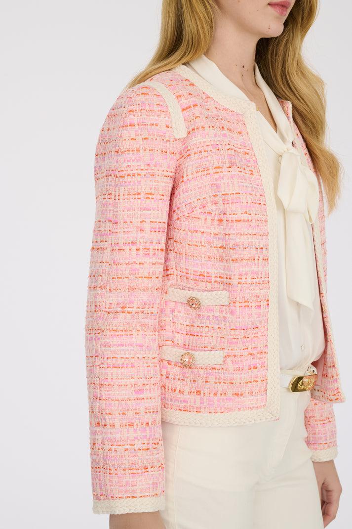 Weill Veste En Tweed Fantaisie