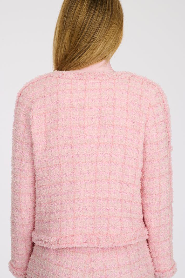Weill Veste En Tweed Frangé