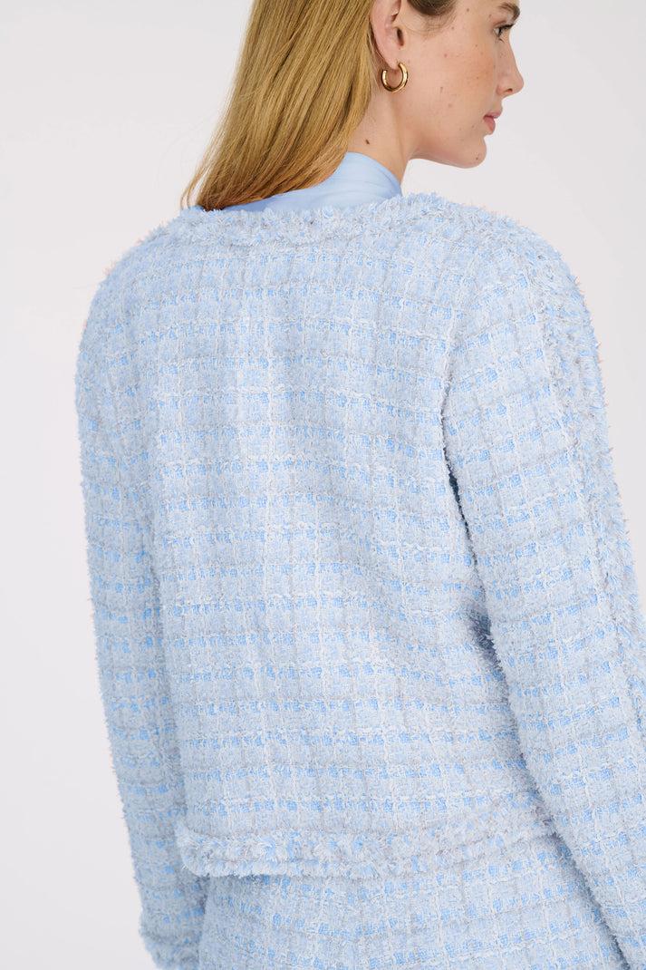 Weill Veste En Tweed Frangé