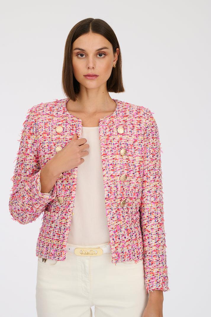 Weill Veste En Tweed Multico