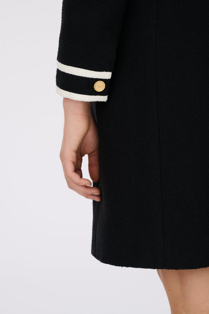Weill Veste Longue En Tissu Bouclé