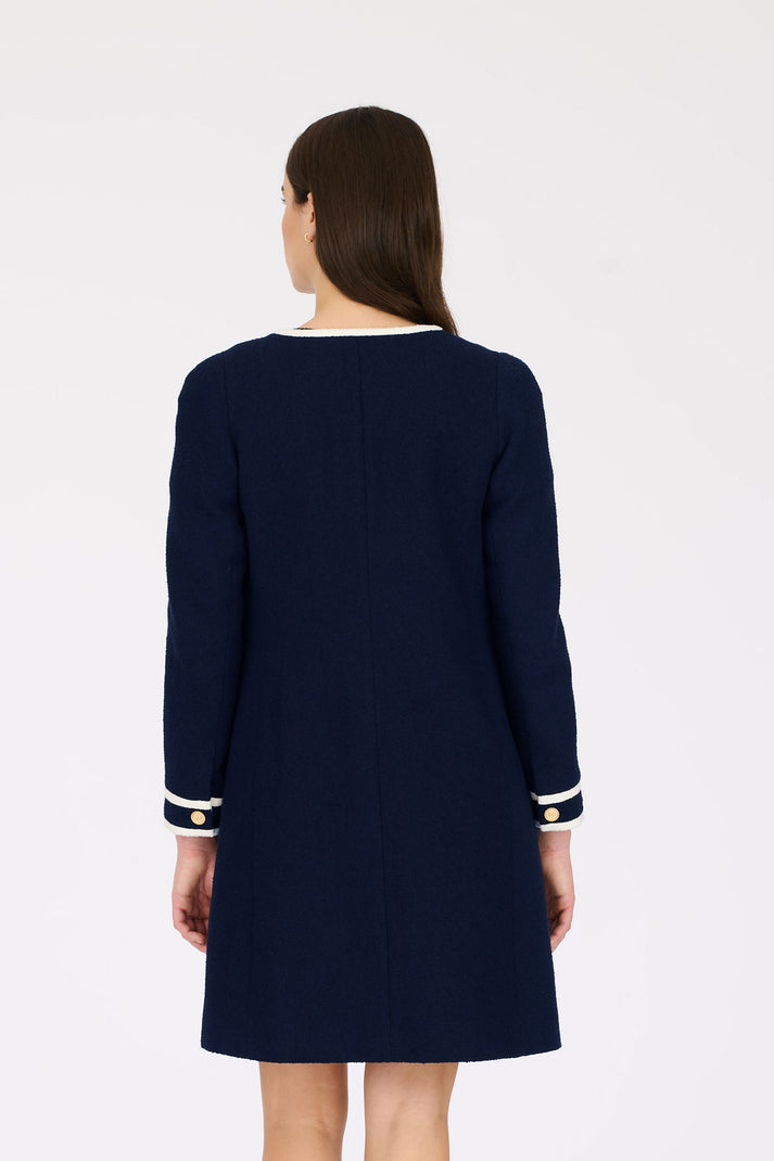 Weill Veste Longue En Tissu Bouclé