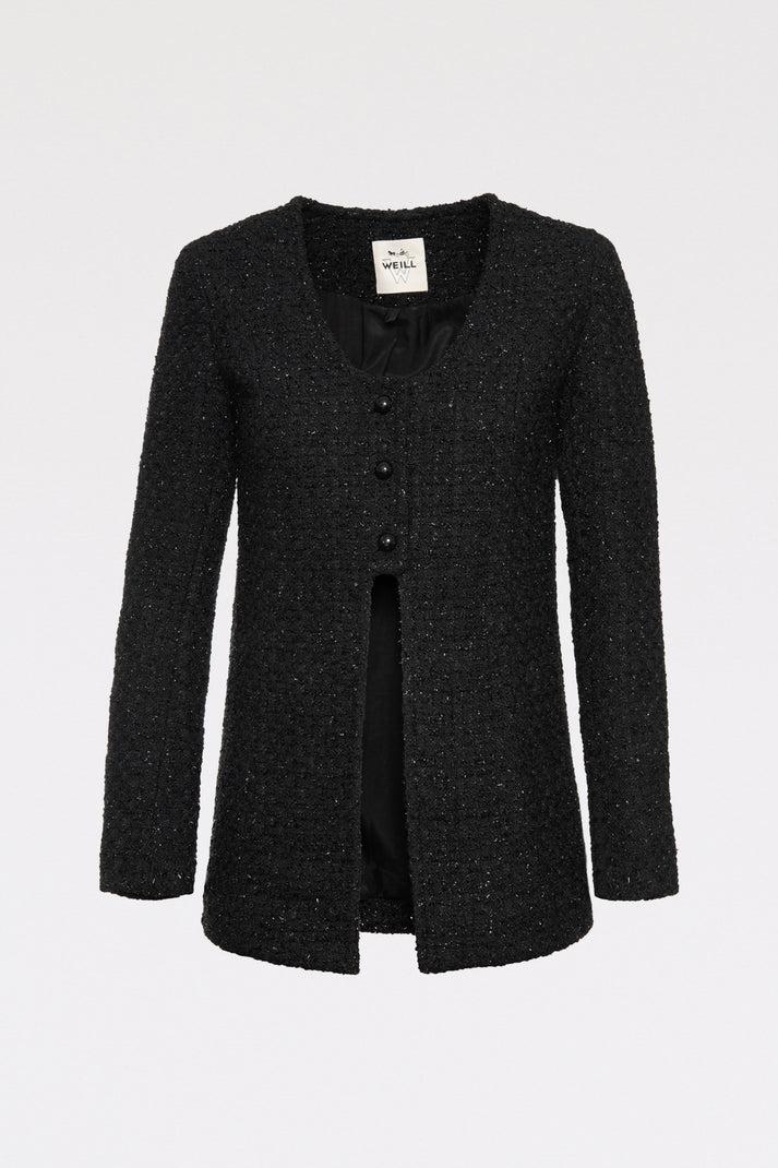 weill Veste mi-longue en tweed