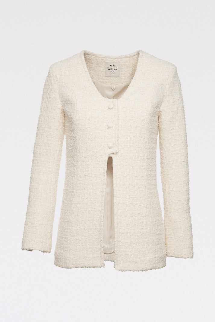 weill Veste mi-longue en tweed