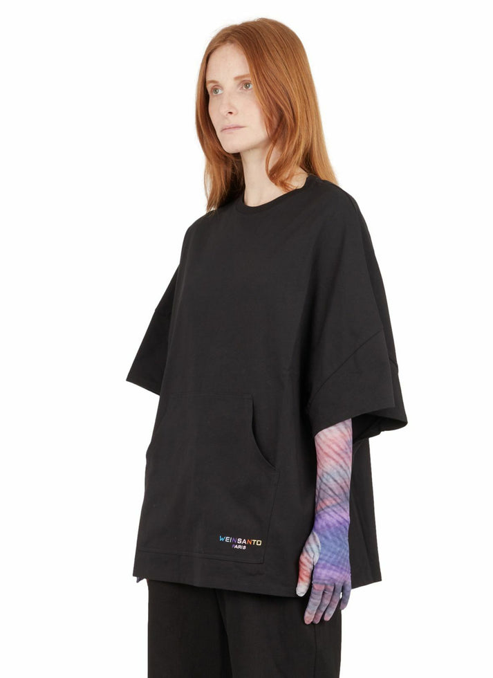 weinsanto UNISEX OVERSIZED TEE- SHIRT WITH FRONT POCKET