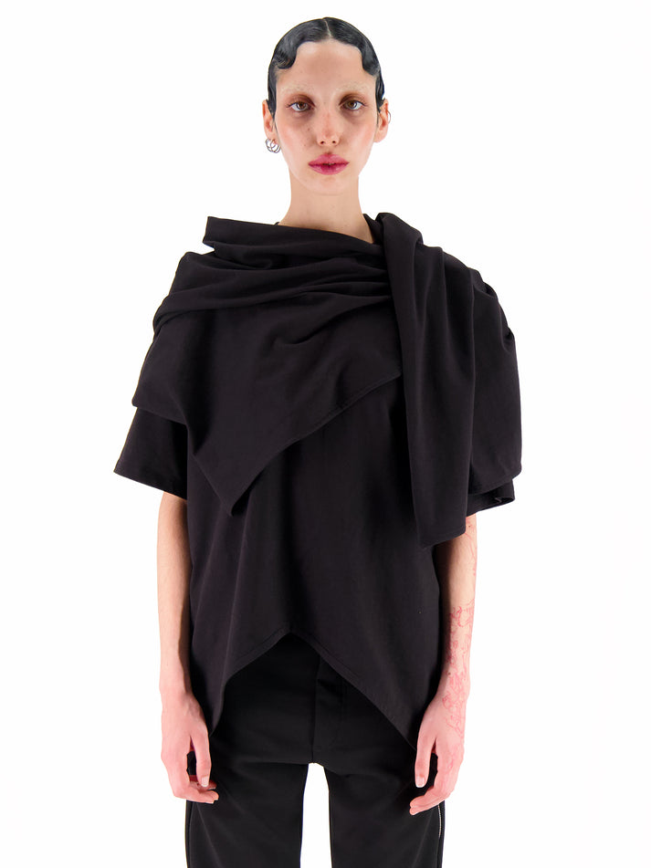 weinsanto DETACHABLE SCARF TEE-SHIRT