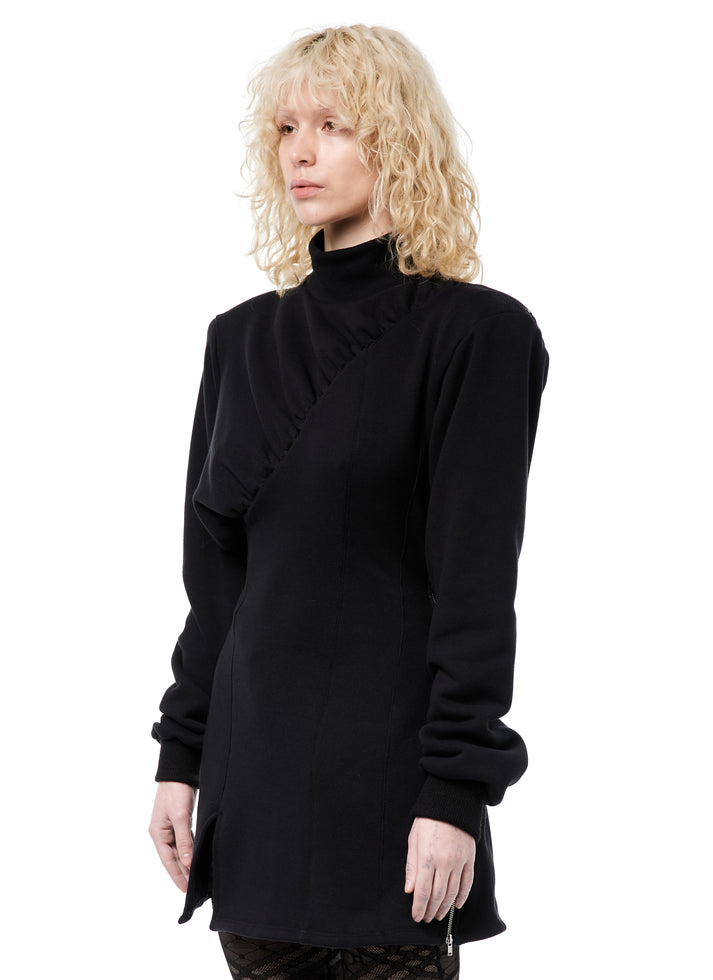 Weinsanto DRAPED JERSEY MINI-DRESS