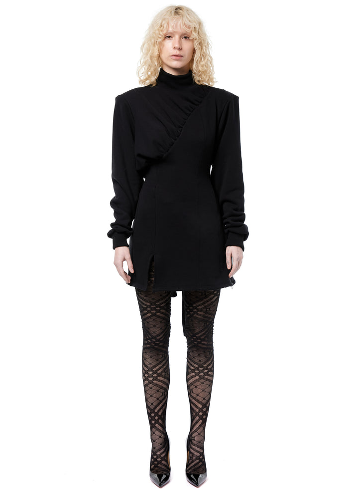 Weinsanto DRAPED JERSEY MINI-DRESS