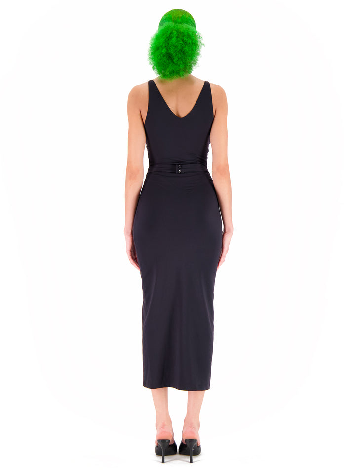 Weinsanto FITTED BLACK DRESS