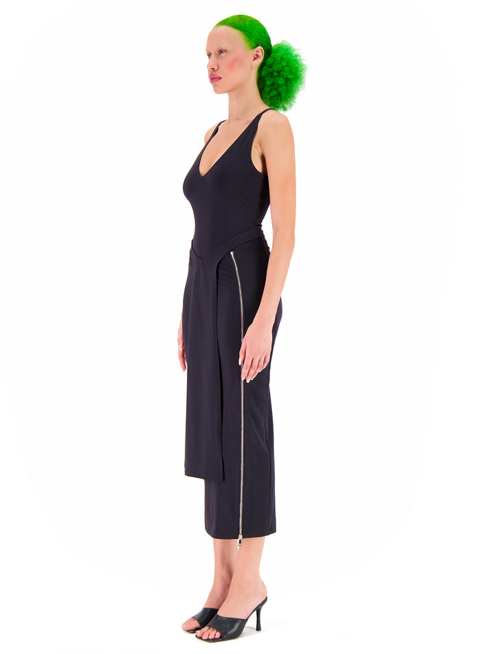 weinsanto FITTED BLACK DRESS