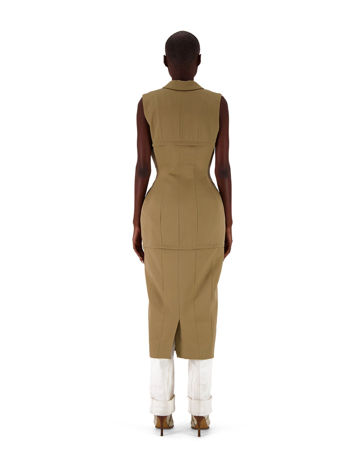 Weinsanto FITTED SLEEVELESS BLAZER/COAT