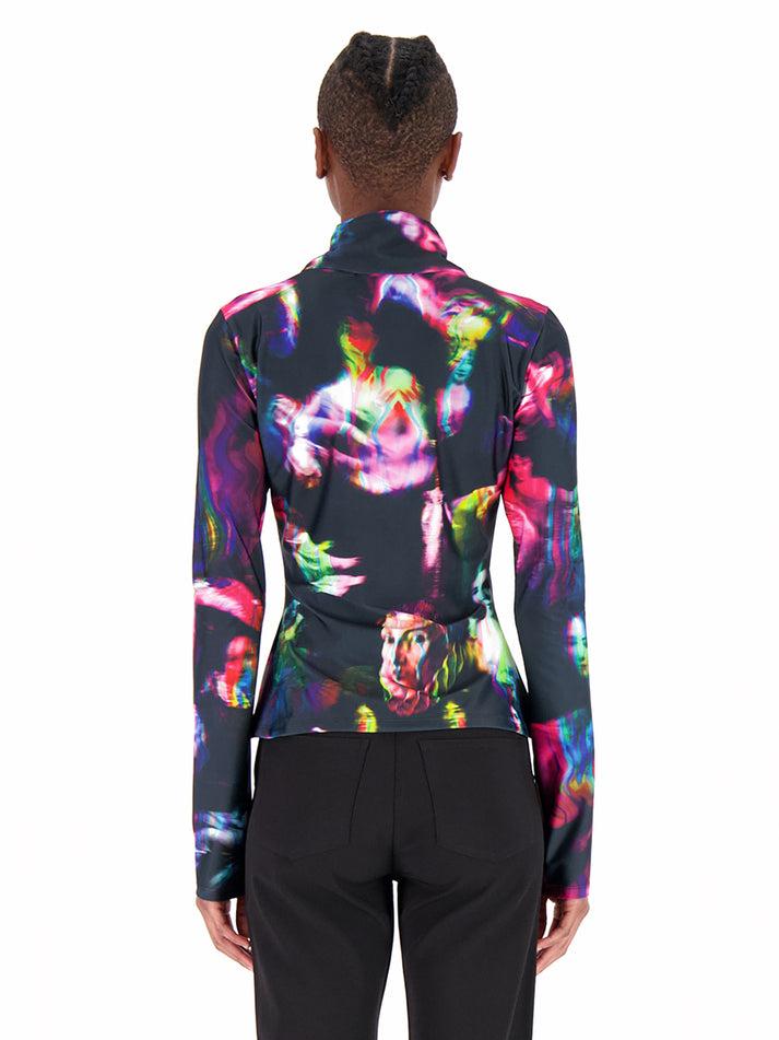 Weinsanto HIGH NECK PRINTED TOP