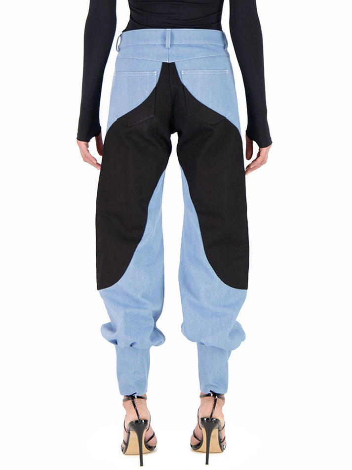 Weinsanto HIGH WAIST DENIM JOGGING