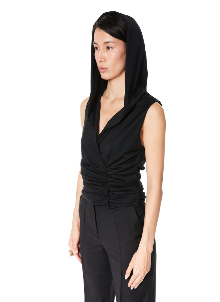 Weinsanto HOODED SLEEVLESS TOP