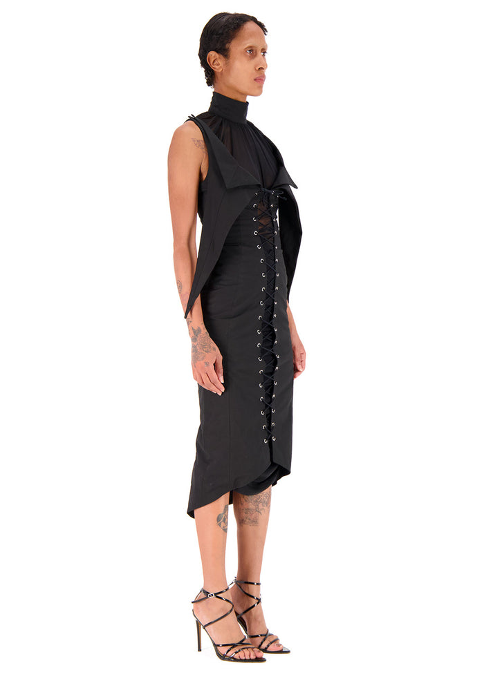 Weinsanto LACED FAUX-CORSET DRESS