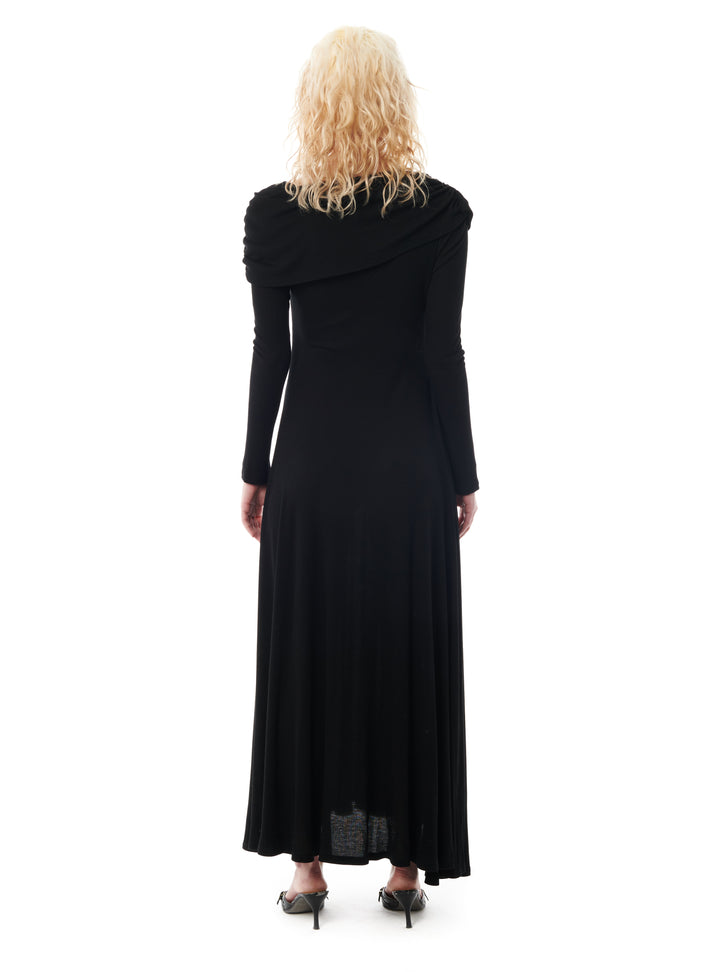 Weinsanto LONG ASYMMETRICAL NECKLINE DRESS