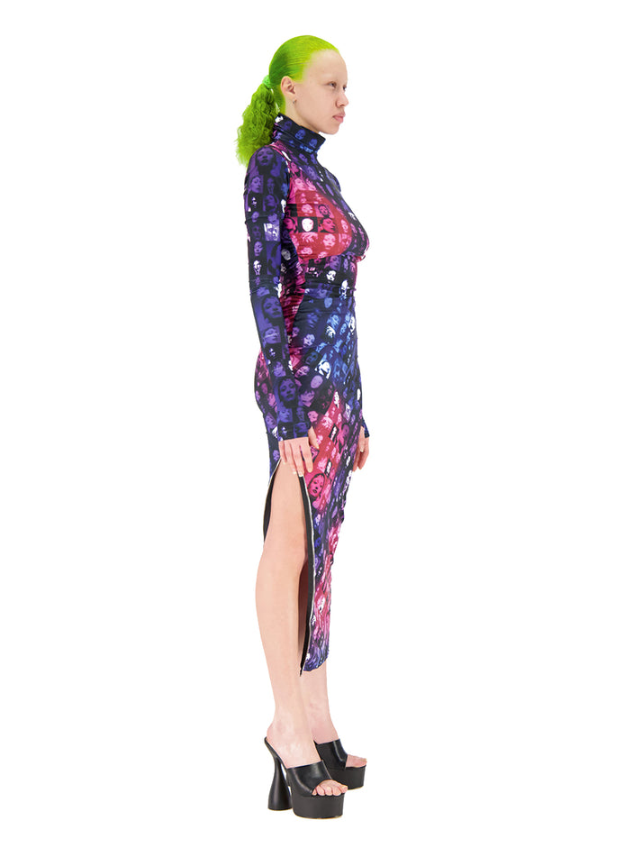 weinsanto LONG FITTED PRINTED DRESS