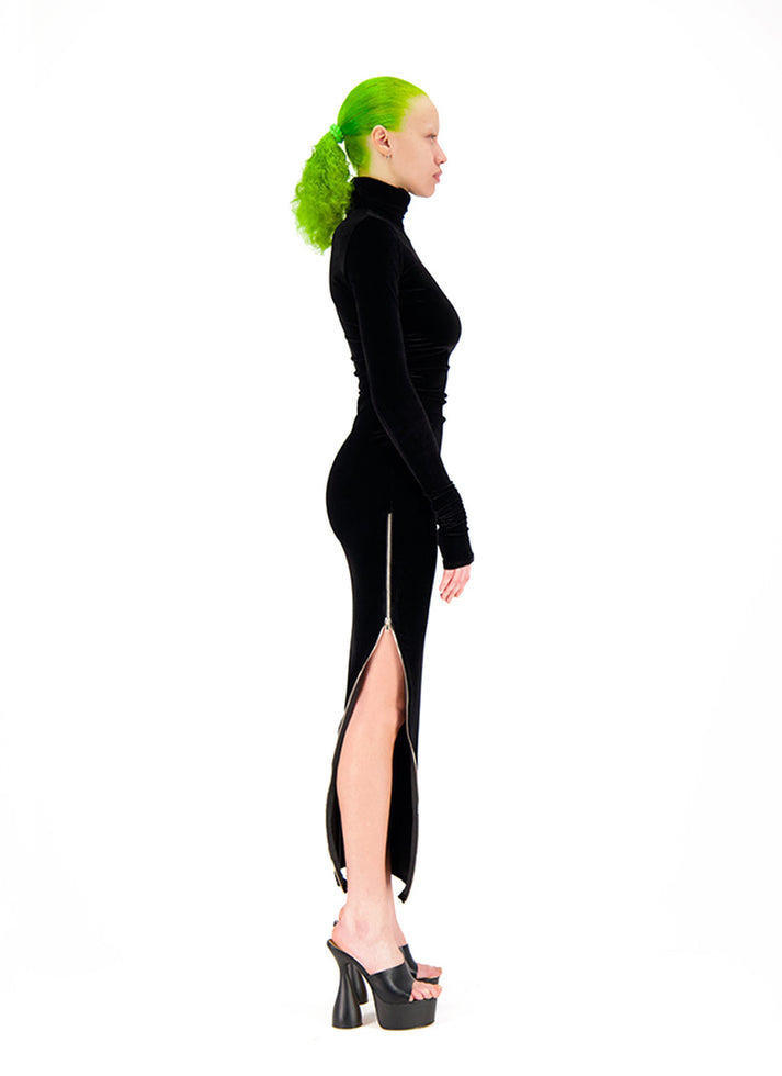 Weinsanto LONG VELVET DRESS
