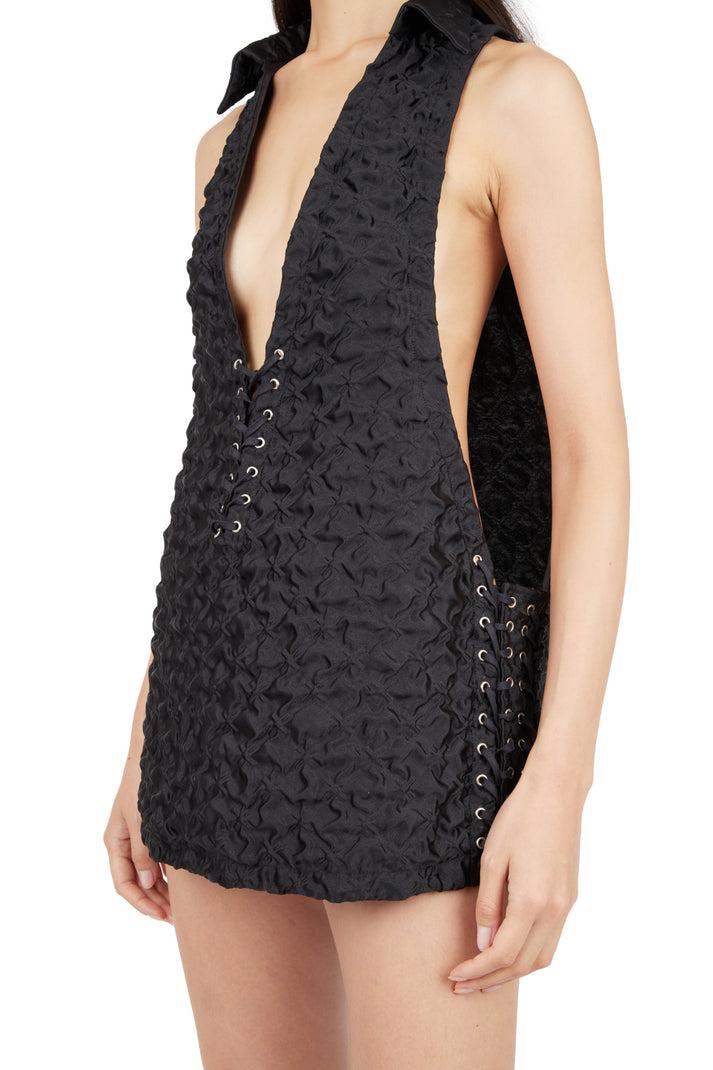 weinsanto LOW-CUT LACE DRESS