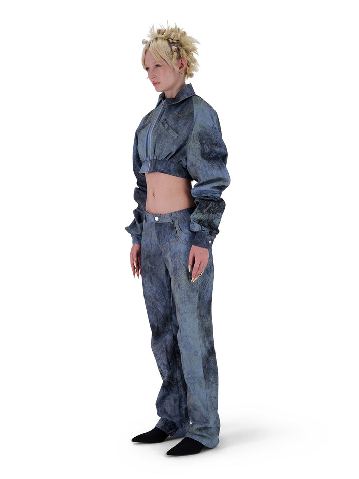 Weinsanto LOW RISE PRINTED DENIM PRINT