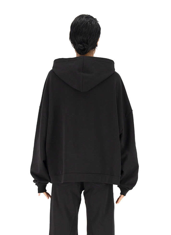 Weinsanto OVERSIZED LOGO EMBROIDERED HOODIE