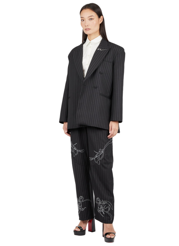 Weinsanto OVERSIZED SHOULDER PAD JACKET