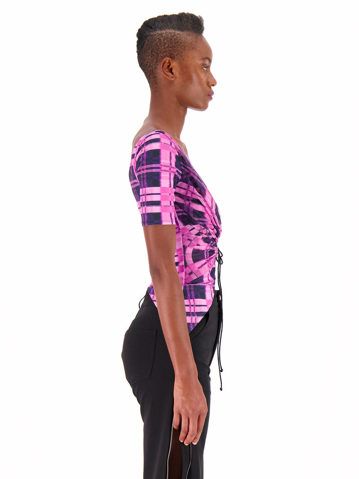 Weinsanto PRINT PLEATED TOP