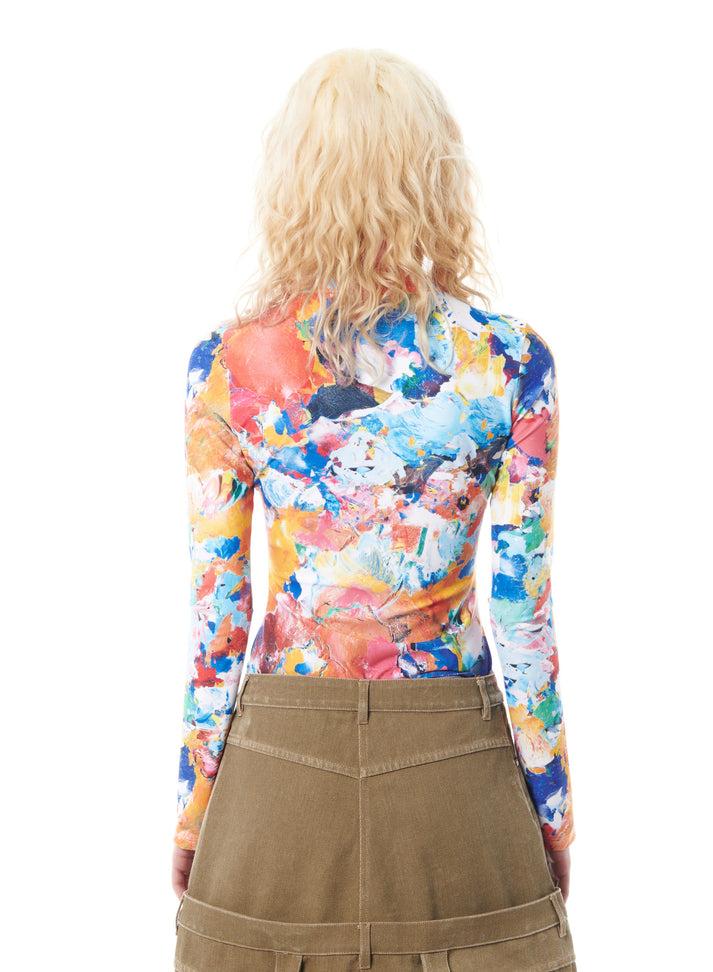 Weinsanto PRINTED FITTED TOP