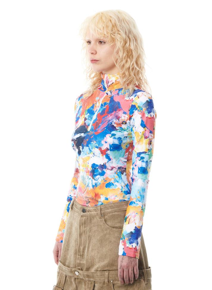 Weinsanto PRINTED FITTED TOP