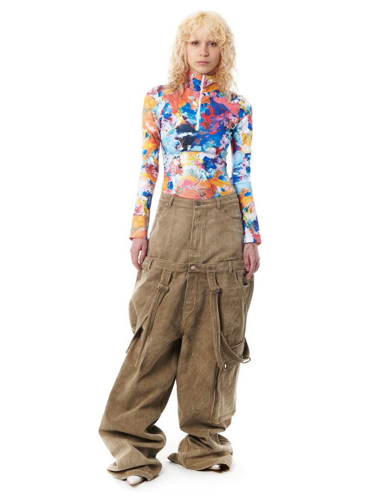 Weinsanto PRINTED FITTED TOP