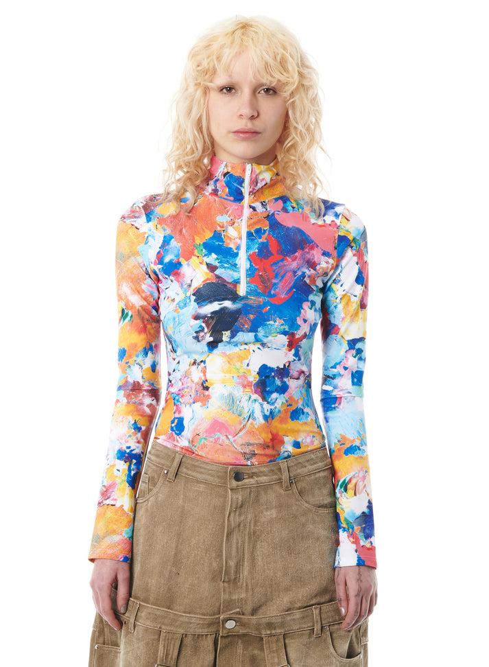 weinsanto PRINTED FITTED TOP