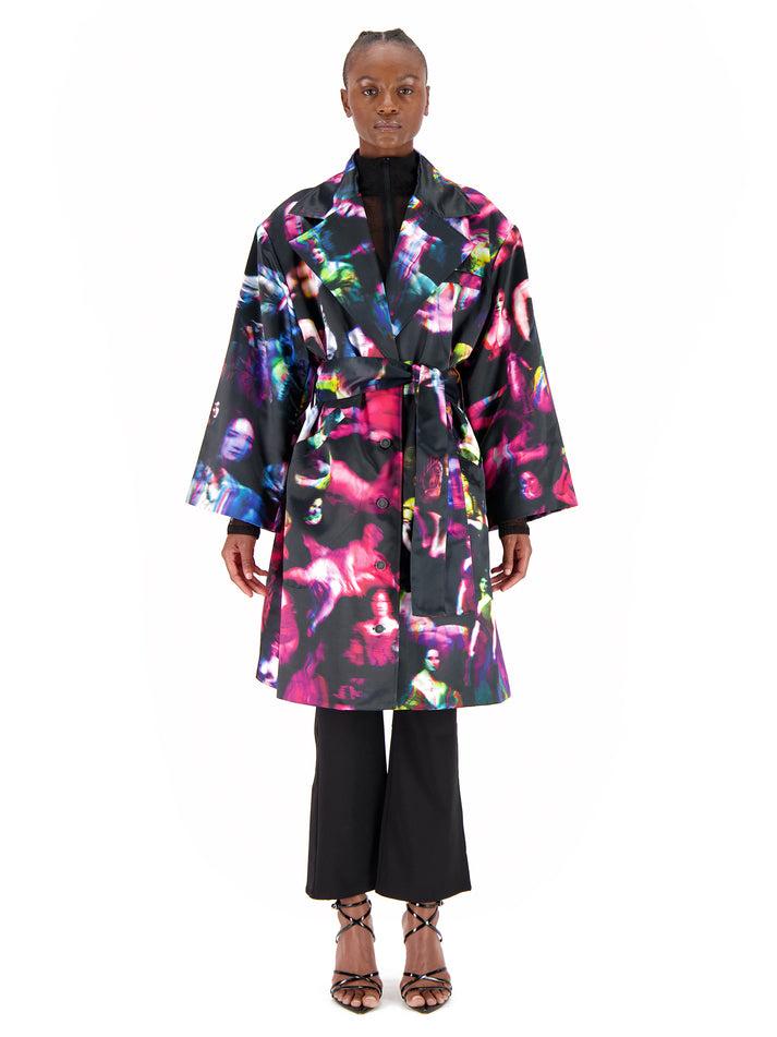 Weinsanto SATIN PRINTED COAT