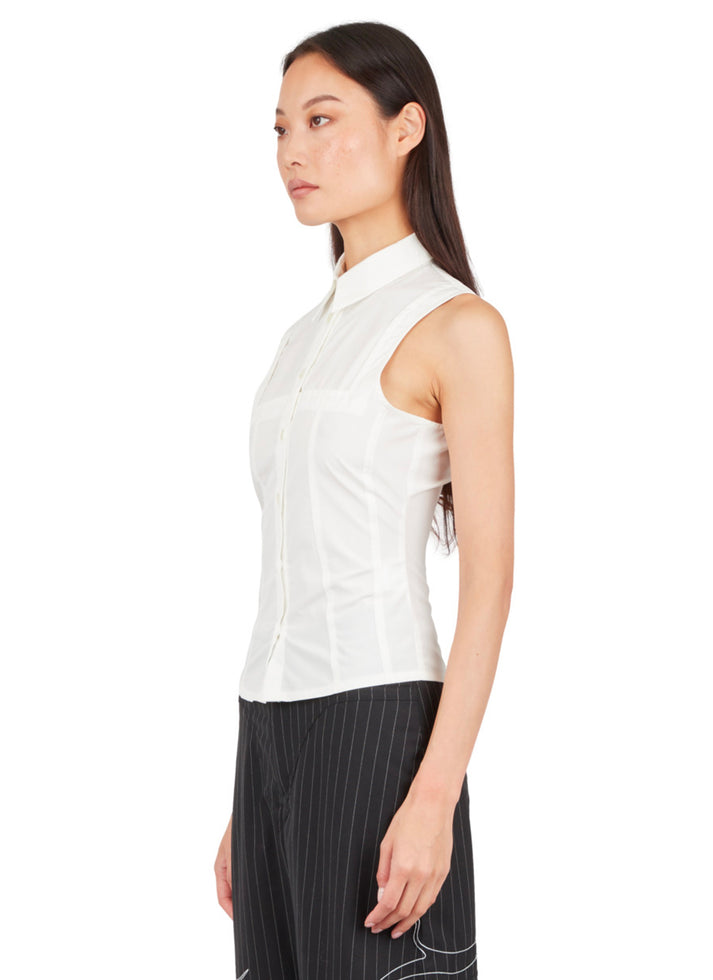 Weinsanto SLEEVELESS BUTTON-UP TOP