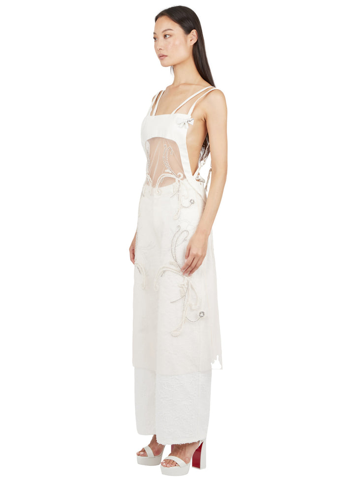 Weinsanto TABLIER HAND EMBROIDERED DRESS