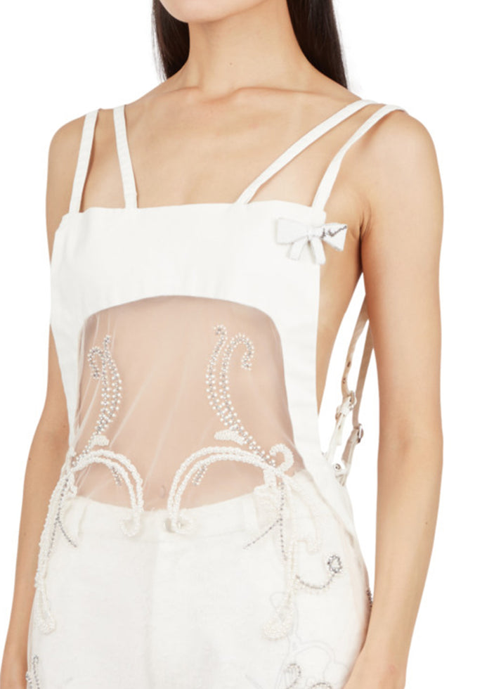Weinsanto TABLIER HAND EMBROIDERED DRESS