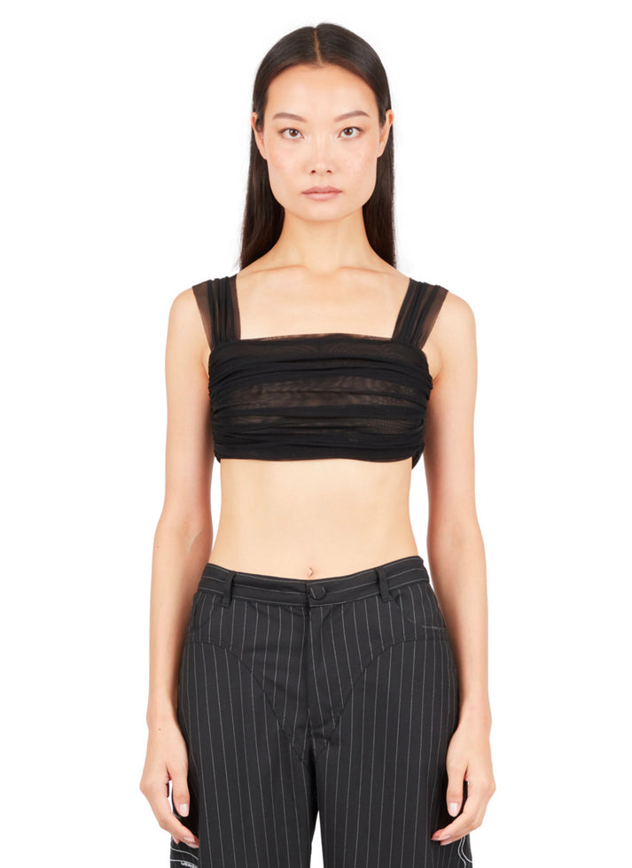 weinsanto TULLE DRAPED BRA