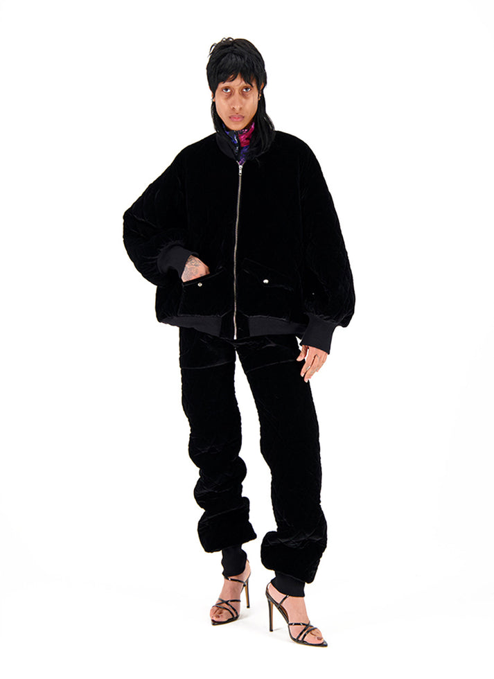 Weinsanto VELVET BOMBER JACKET