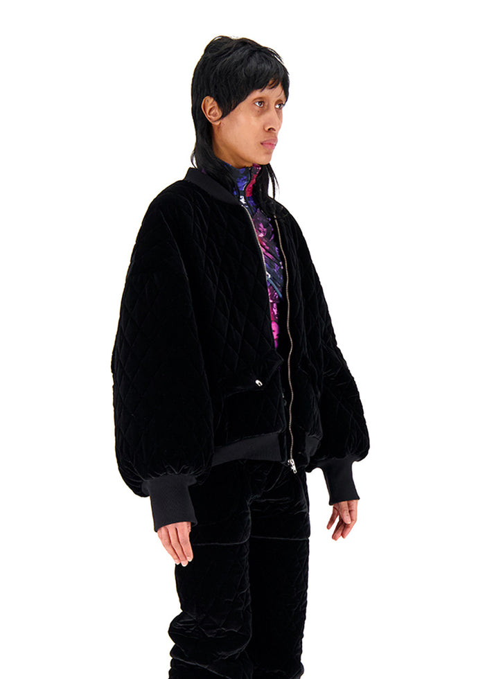 weinsanto VELVET BOMBER JACKET