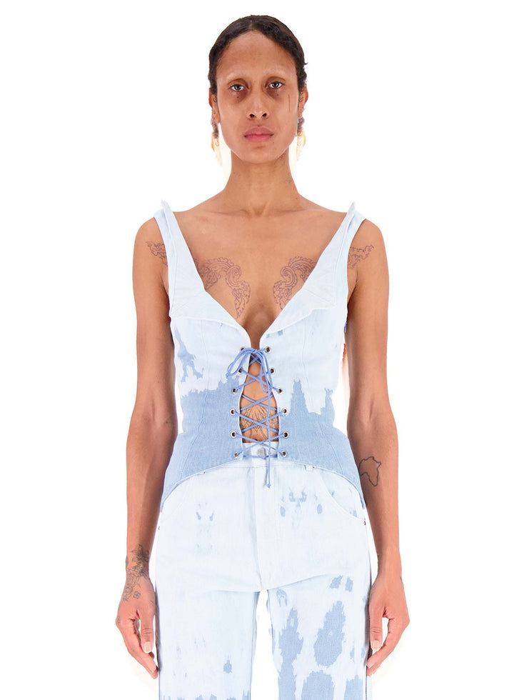 weinsanto WASHED DENIM BUSTIER