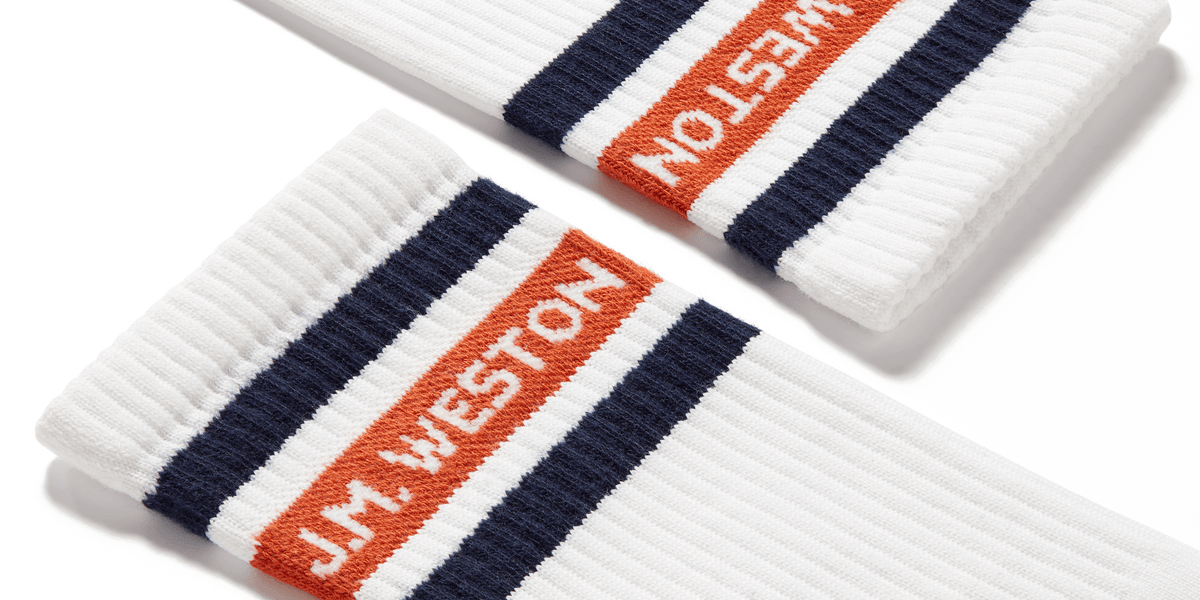 Weston Chaussettes Courtes à Bandes Roland-Garros