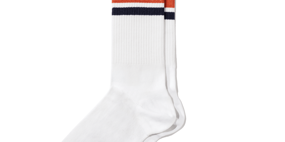 weston Chaussettes courtes à bandes Roland-Garros