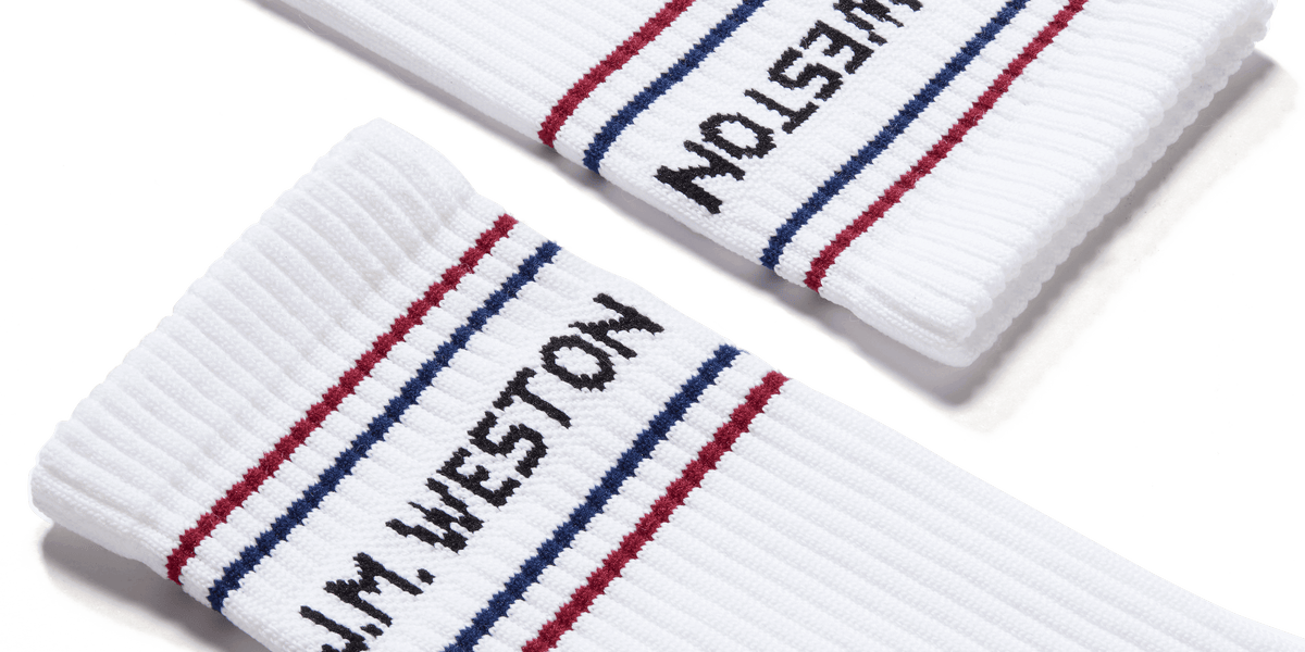 Weston Chaussettes Sport Courtes à Bandes