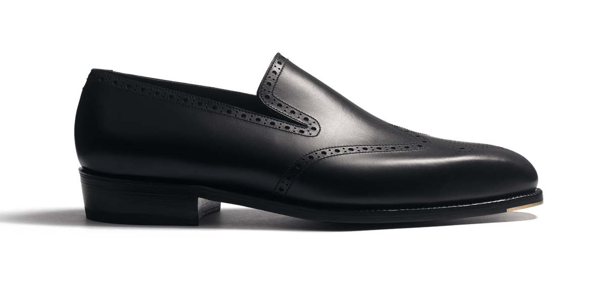 weston Mocassin One Cut Perforé Fusain