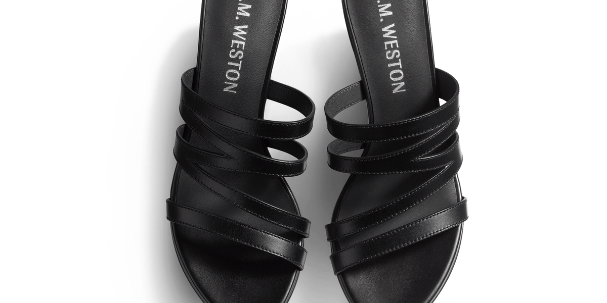 Weston Mule à Talon 5 5cm Double V