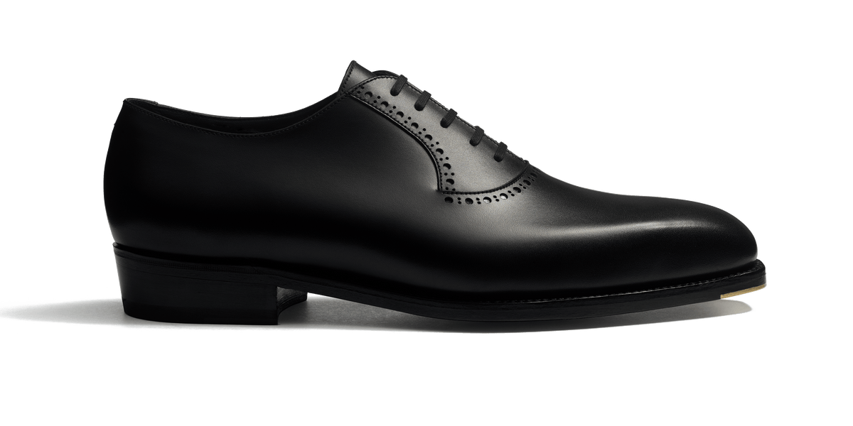 weston Richelieu à plastron perforé Fusain