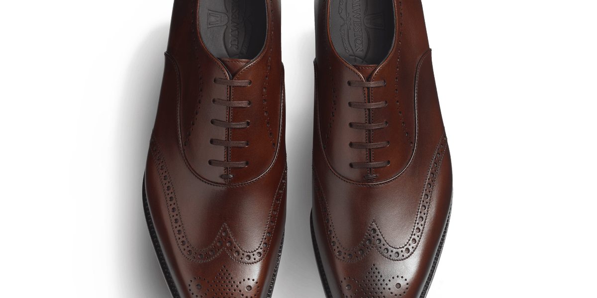 Weston Richelieu Perforé Fusain